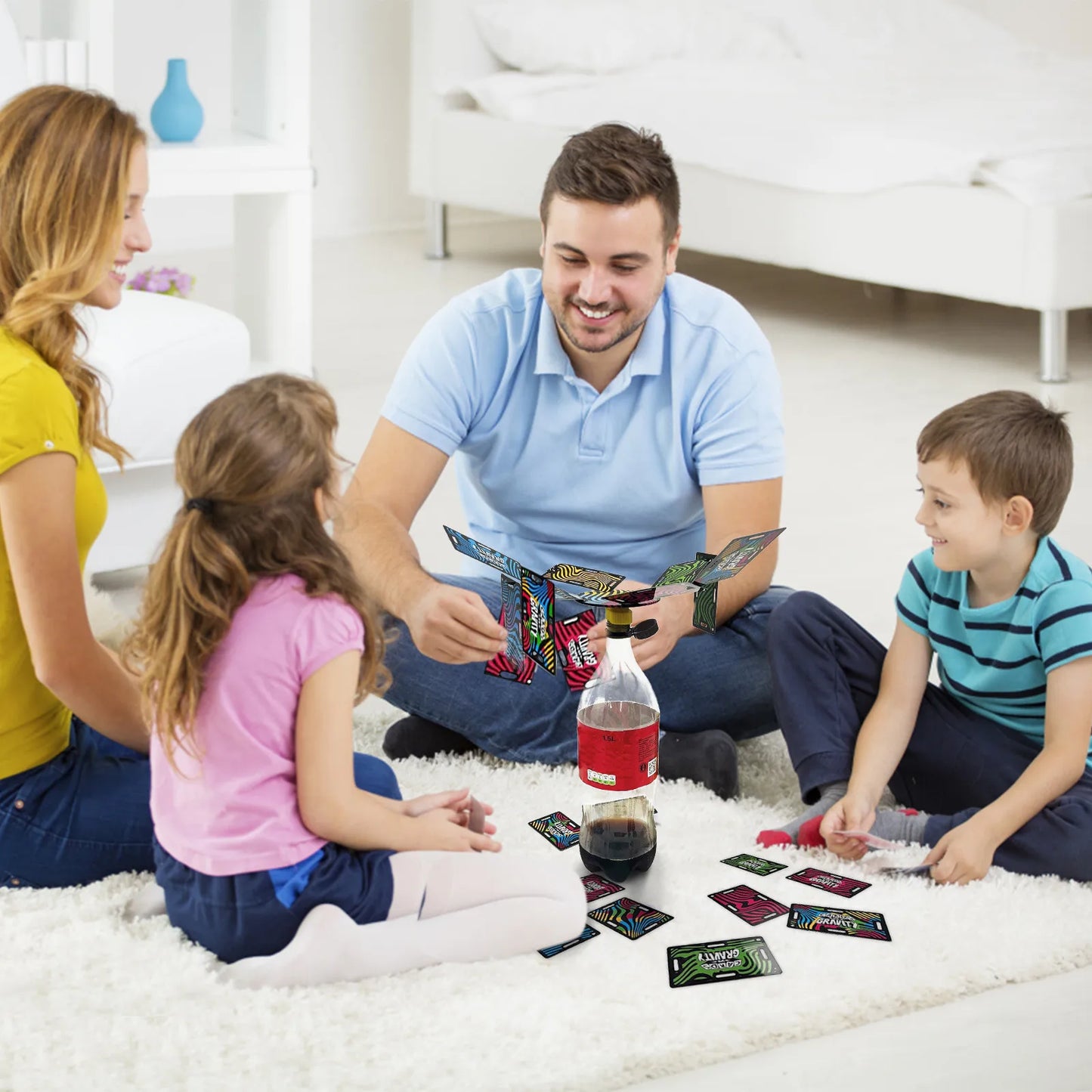 Anti-Gravity Card Balancing Game - Wholesalus