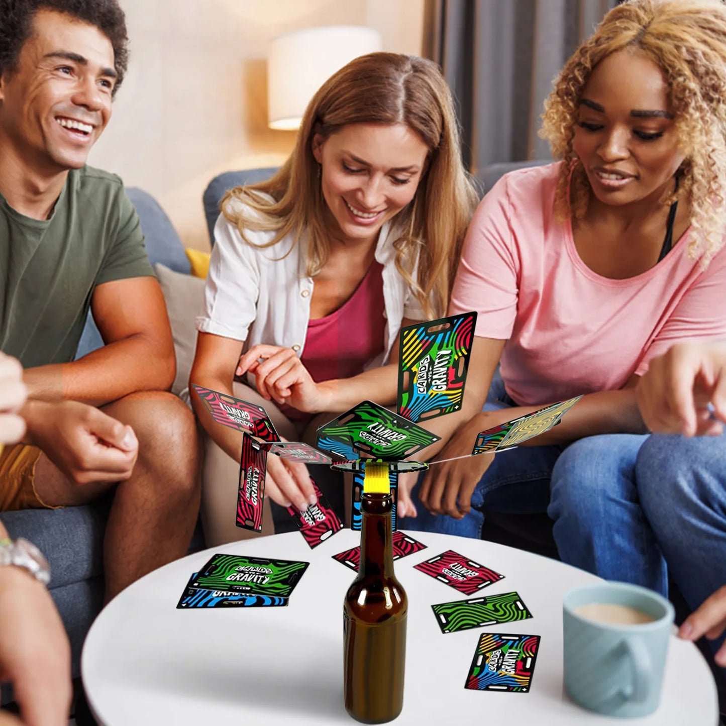 Anti-Gravity Card Balancing Game - Wholesalus