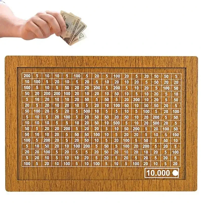 Decorative Wooden Money Box - Wholesalus