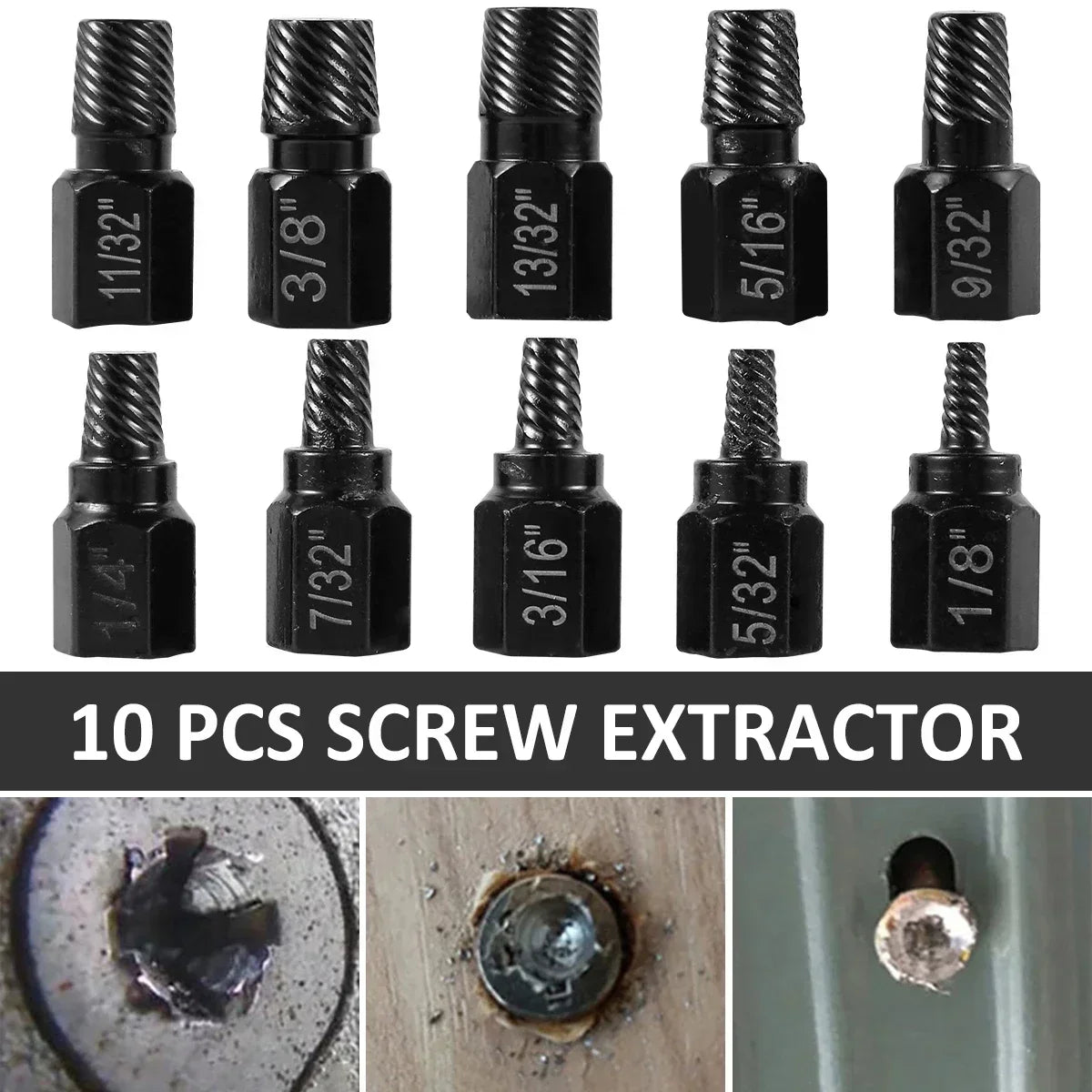 Damaged Screw Extractor Set - Wholesalus