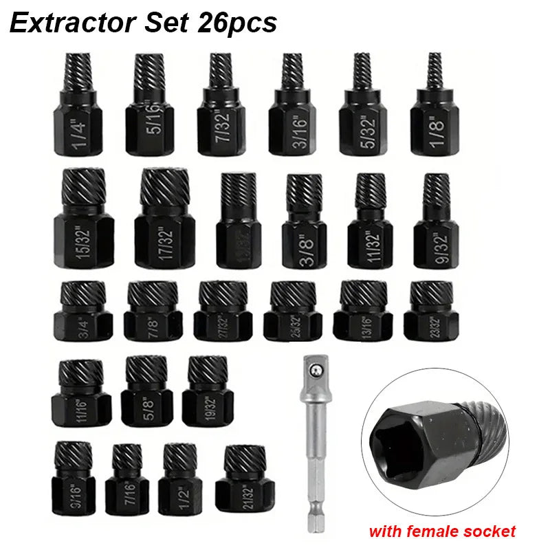 Damaged Screw Extractor Set - Wholesalus