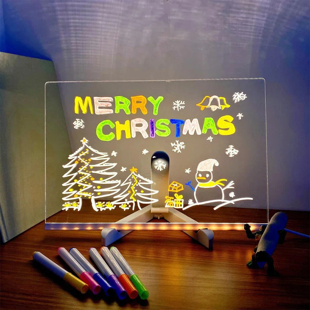 Acrylic LED Erasable Writing Panel - Wholesalus