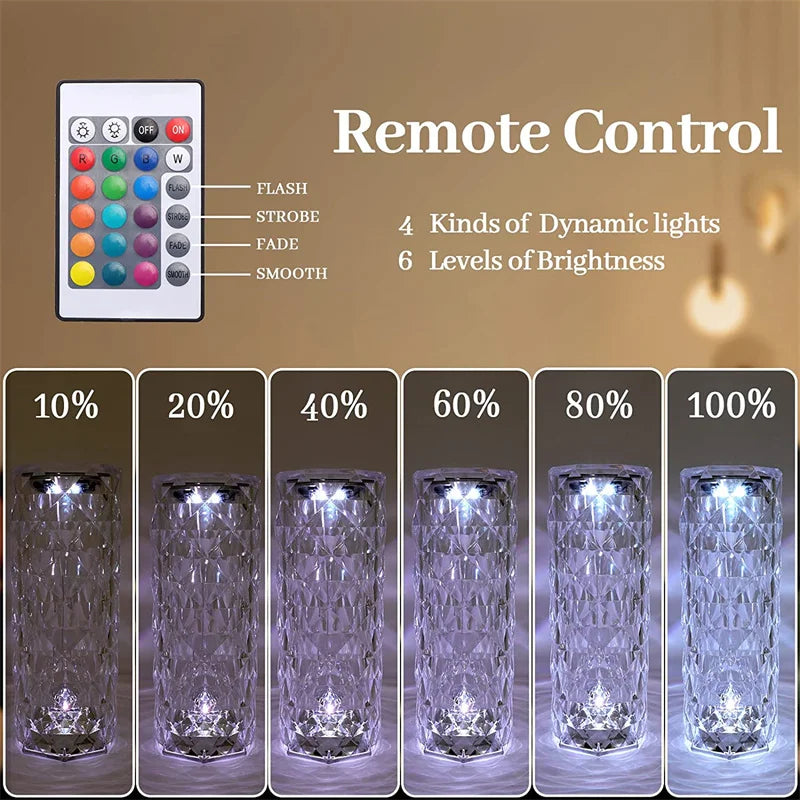 USB Crystal Touch Lamp - Wholesalus
