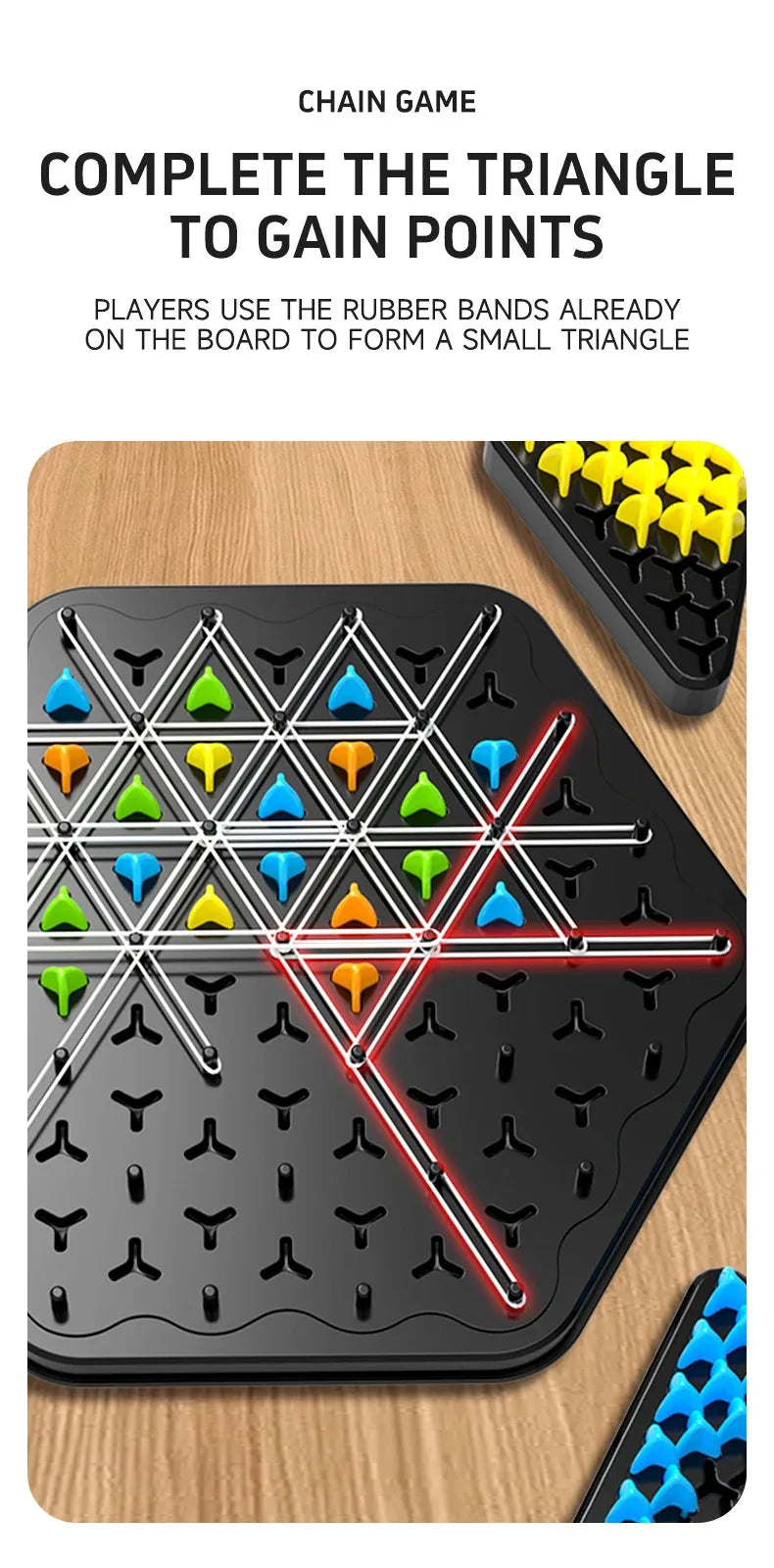 Chain Triangle Puzzle Game - Wholesalus