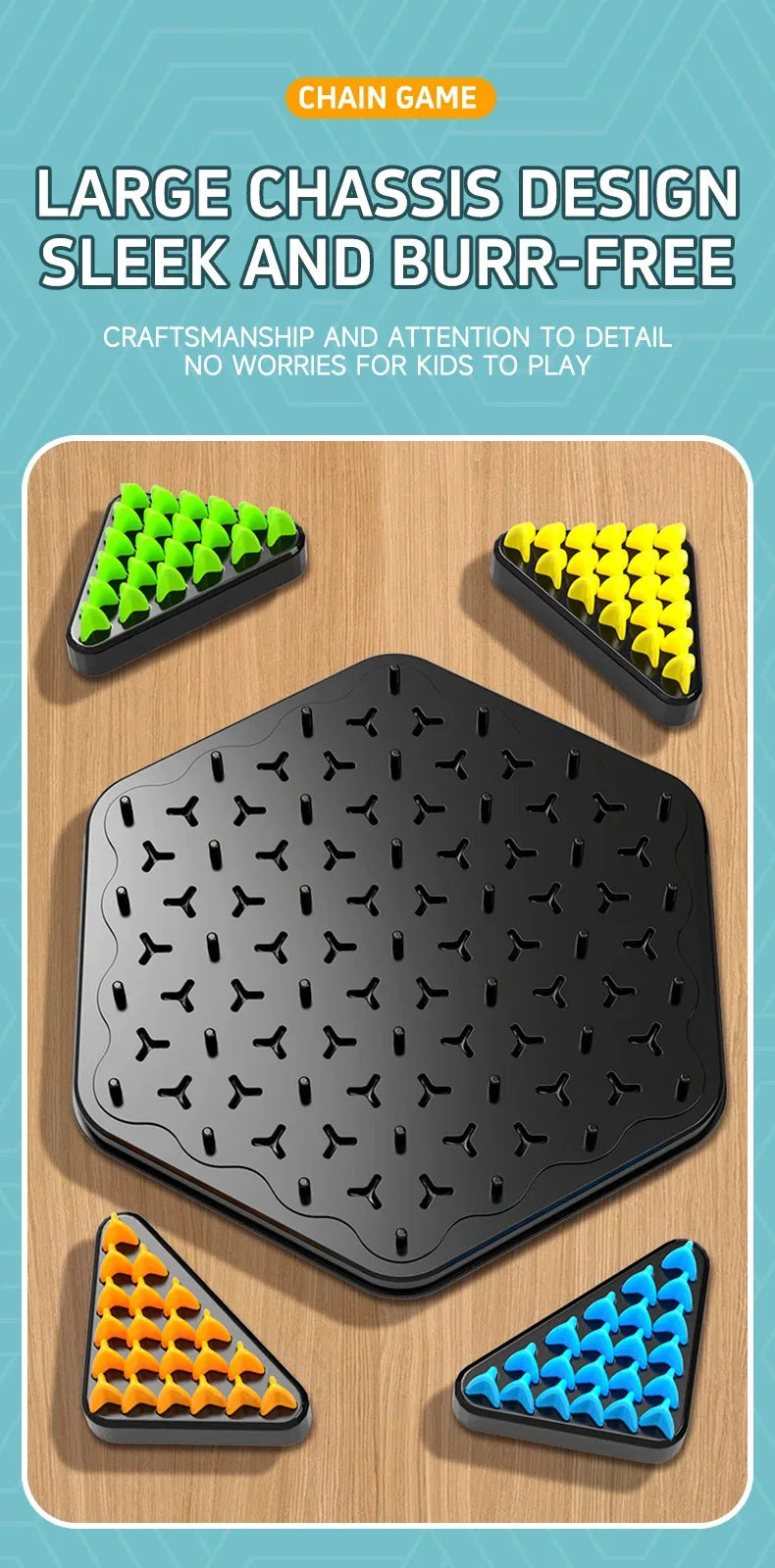 Chain Triangle Puzzle Game - Wholesalus