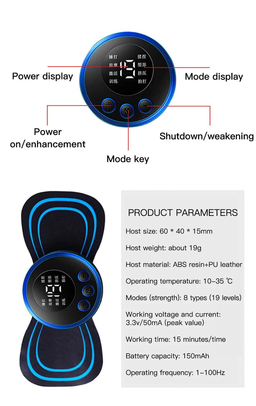 EMS Intelligent Body Massager - Wholesalus