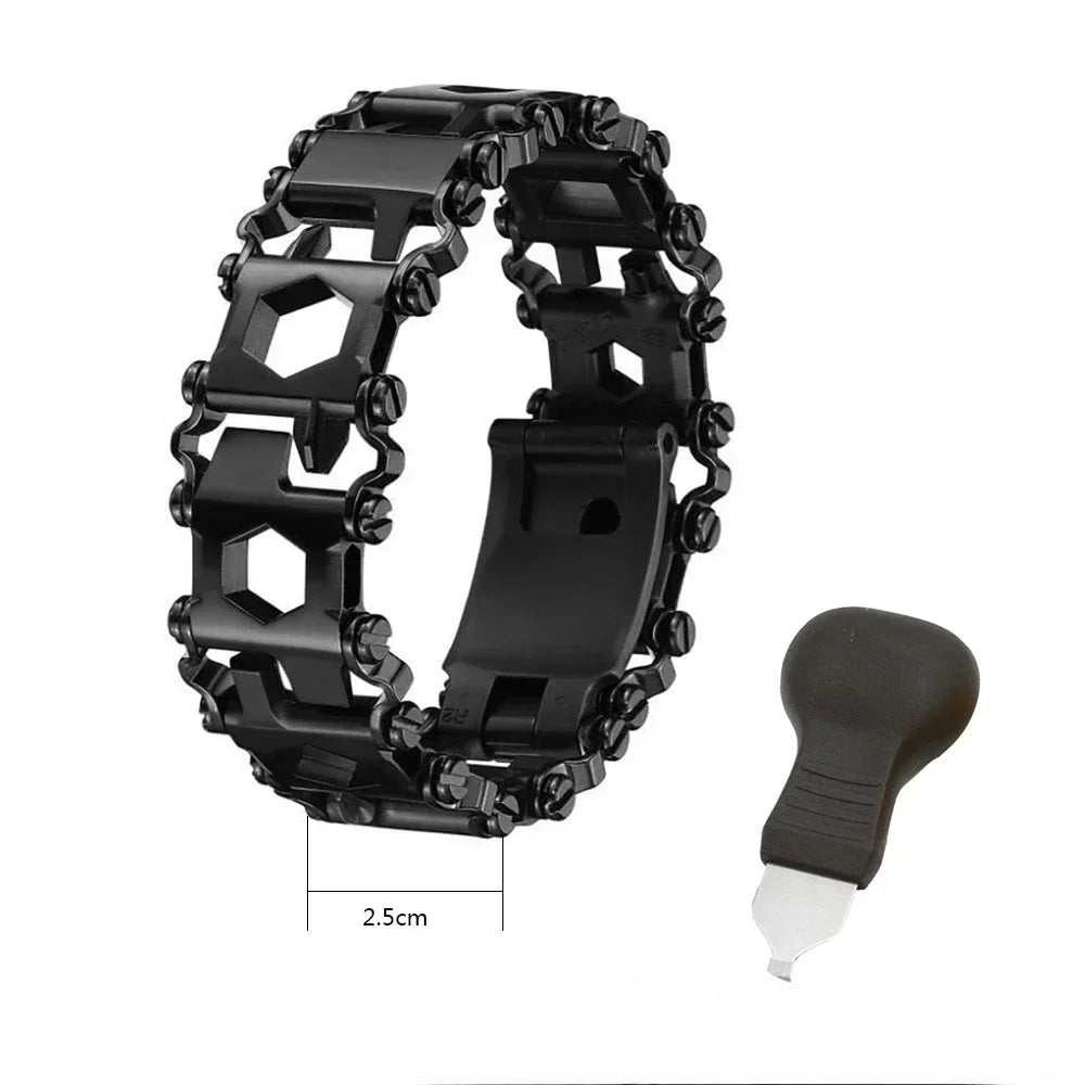 Stainless Steel Multi Tool Bracelet - Wholesalus