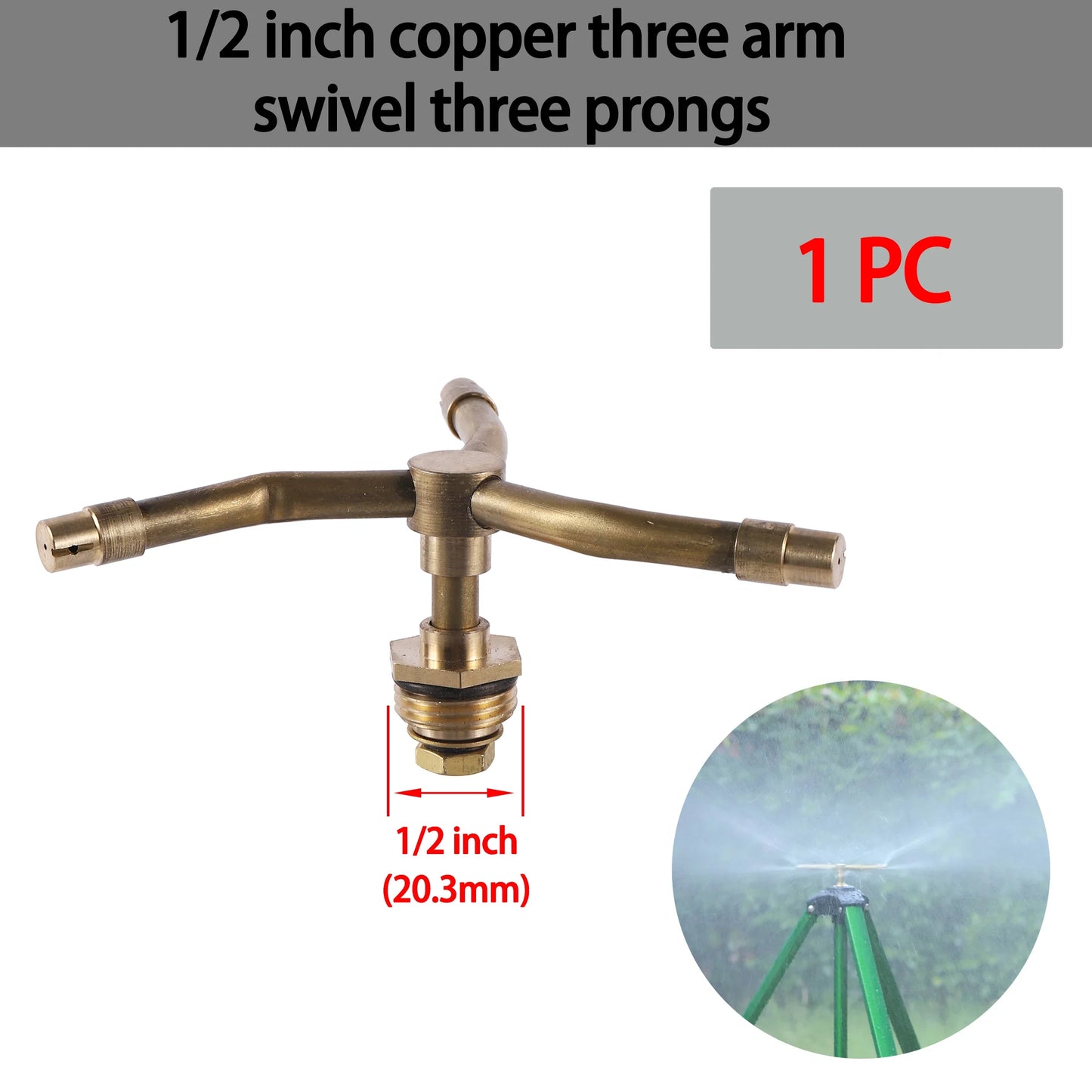 Rotating Garden Sprinkler Nozzle - Wholesalus