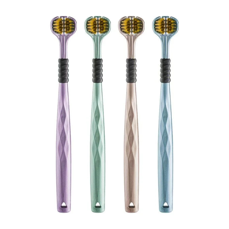 Sparkle Triple-Head Toothbrush - Wholesalus