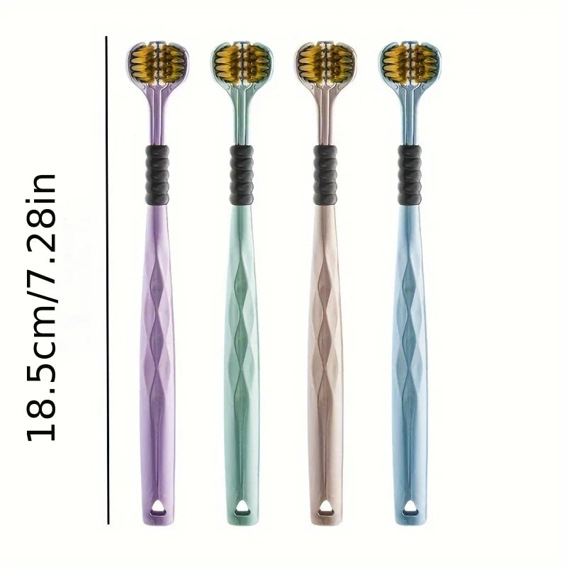 Sparkle Triple-Head Toothbrush - Wholesalus