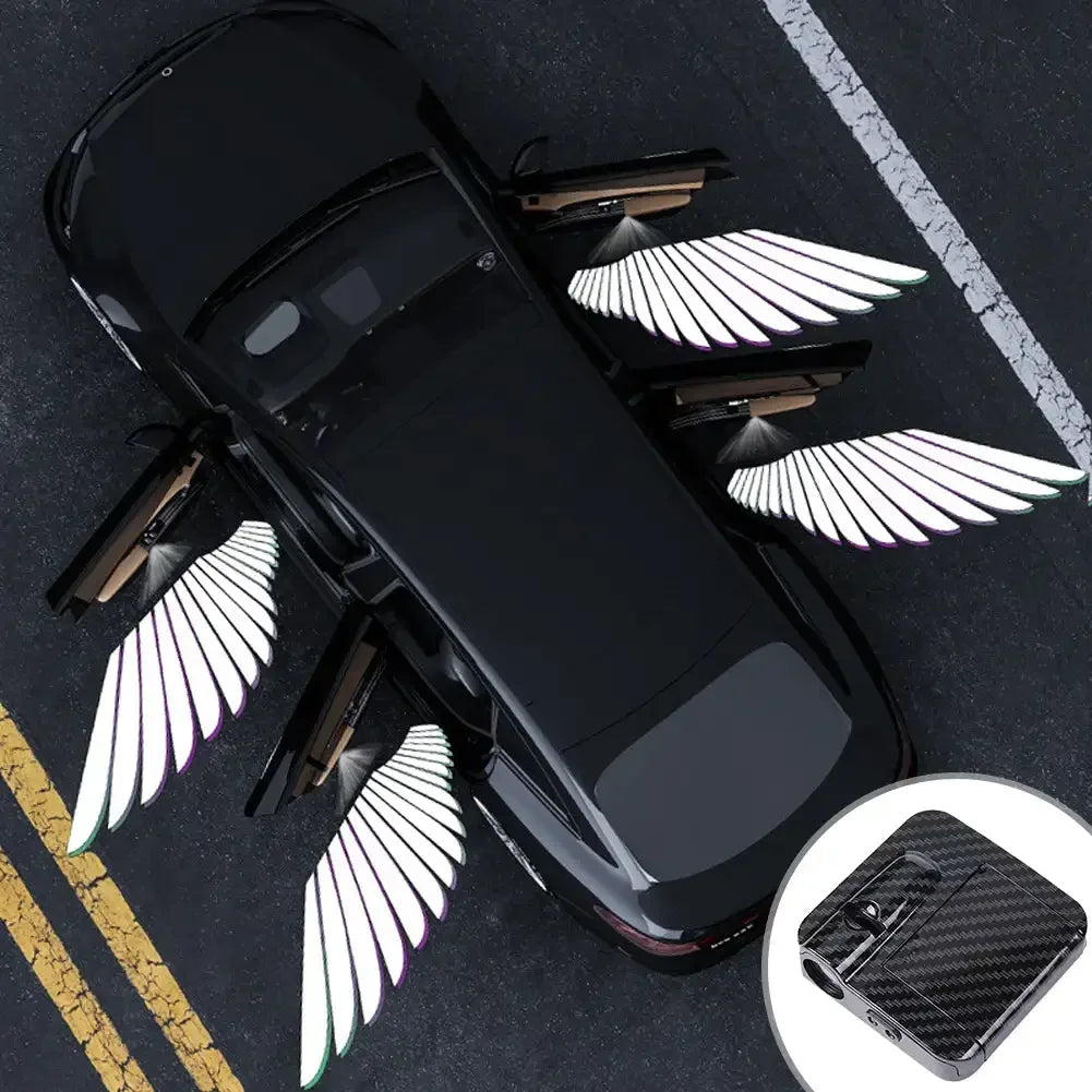 Wireless Angel Wings Car Door Projector - Wholesalus