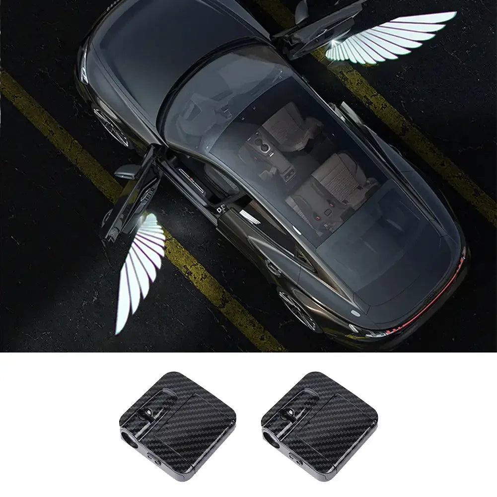 Wireless Angel Wings Car Door Projector - Wholesalus