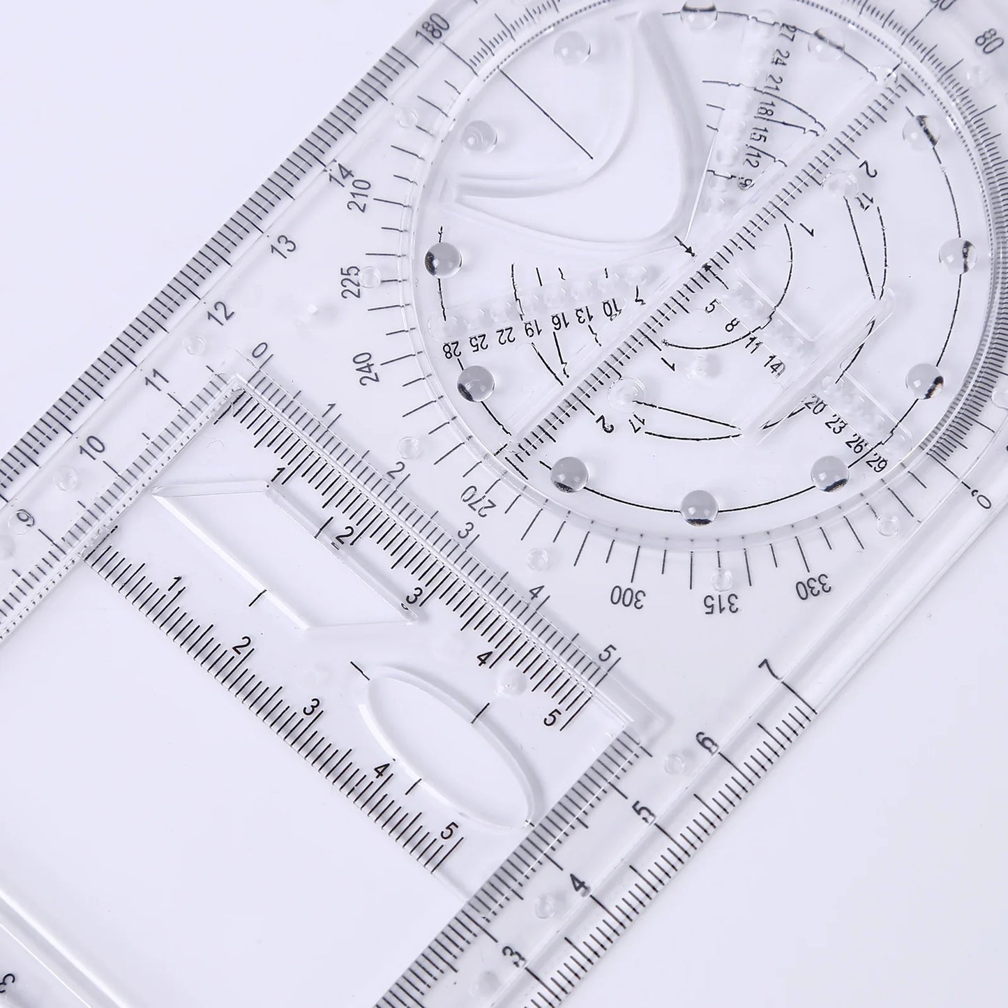 Rotatable Mathematical Geometry Ruler - Wholesalus