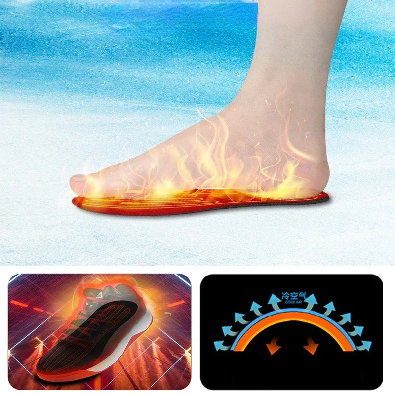 USB Rechargeable Heated Insoles - Wholesalus
