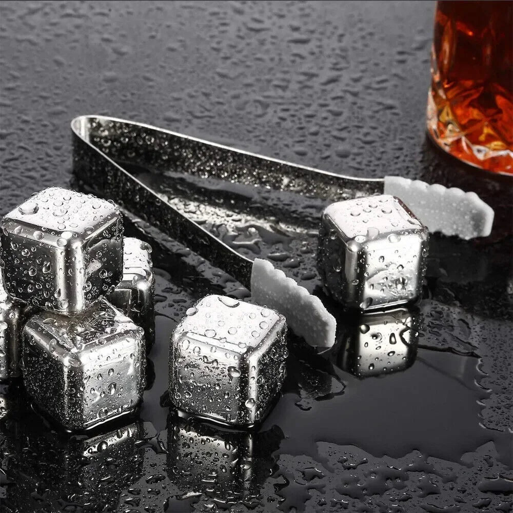 Reusable Stainless Steel Ice Cubes - Wholesalus
