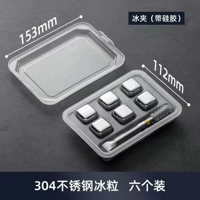 Reusable Stainless Steel Ice Cubes - Wholesalus