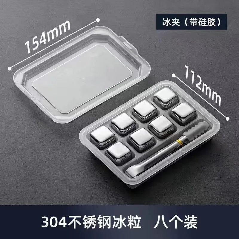 Reusable Stainless Steel Ice Cubes - Wholesalus