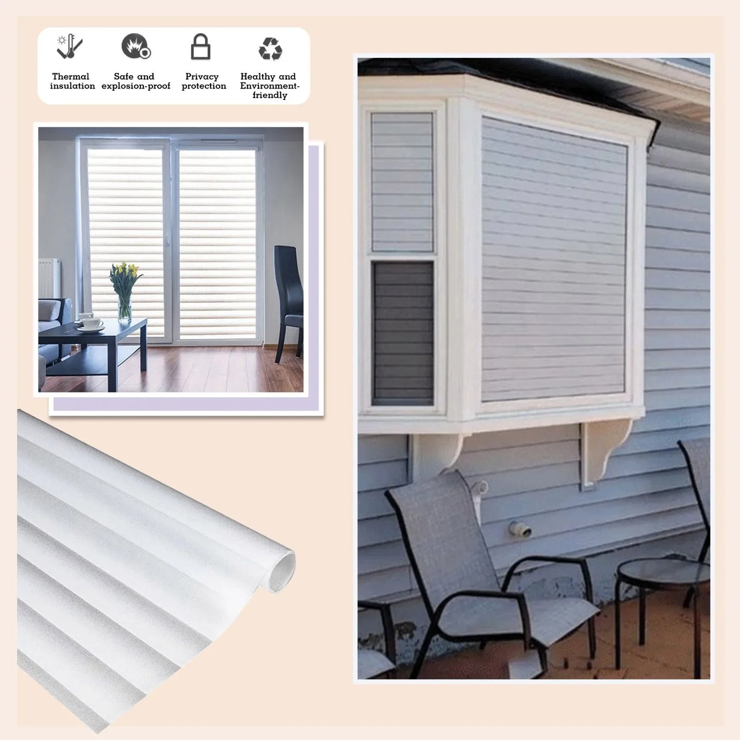 One-Way Vision Window Privacy Stickers - Wholesalus