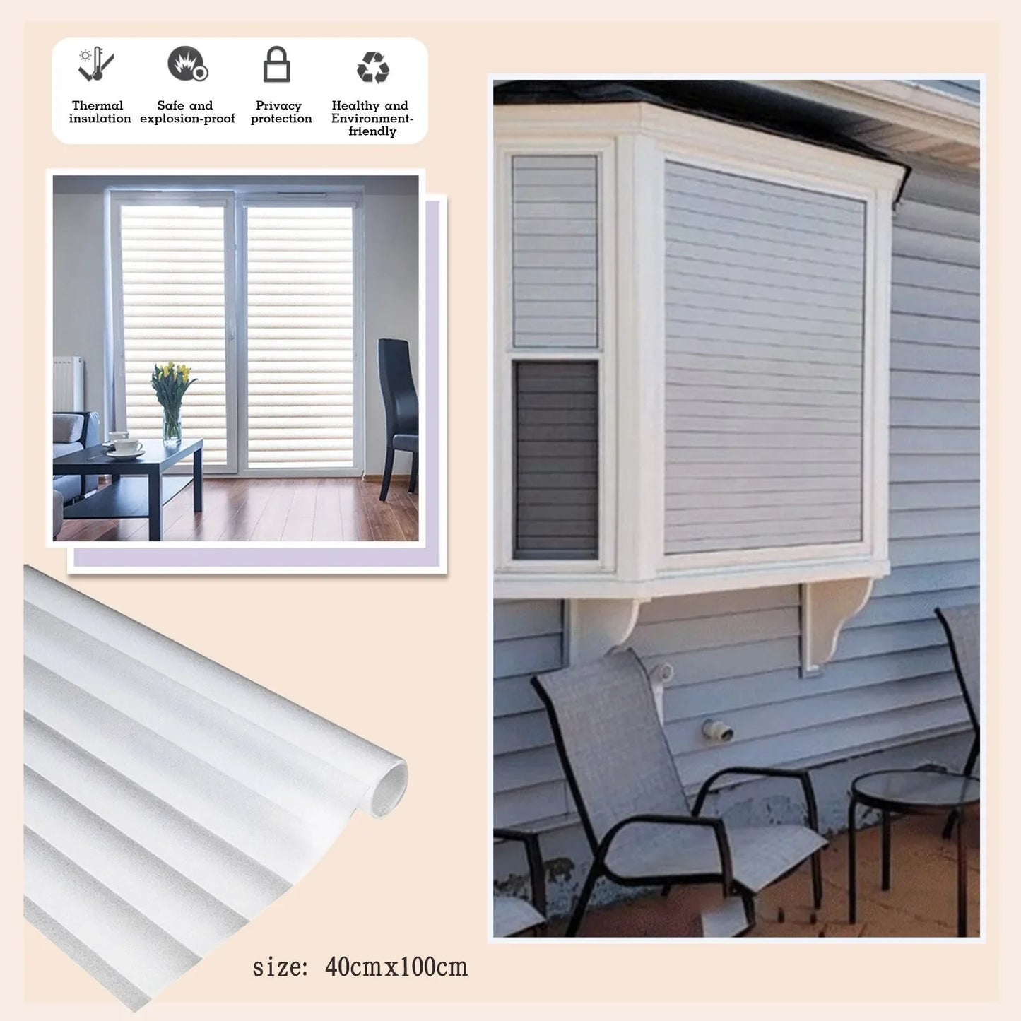 One-Way Vision Window Privacy Stickers - Wholesalus