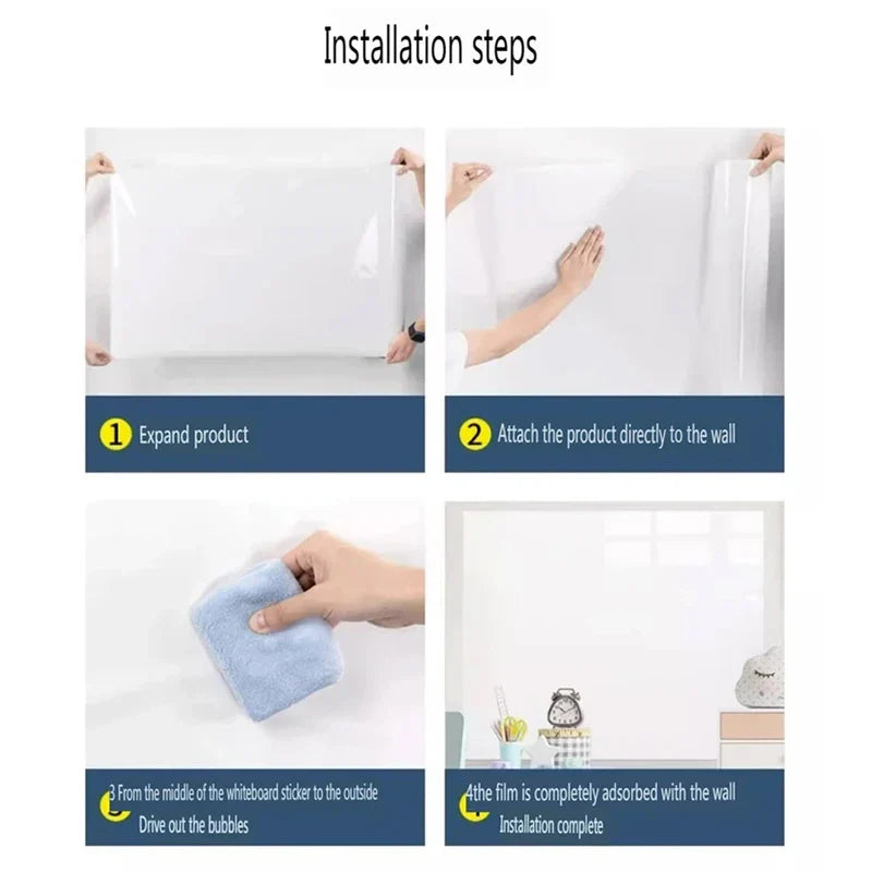 Erasable Electrostatic Whiteboard - Wholesalus