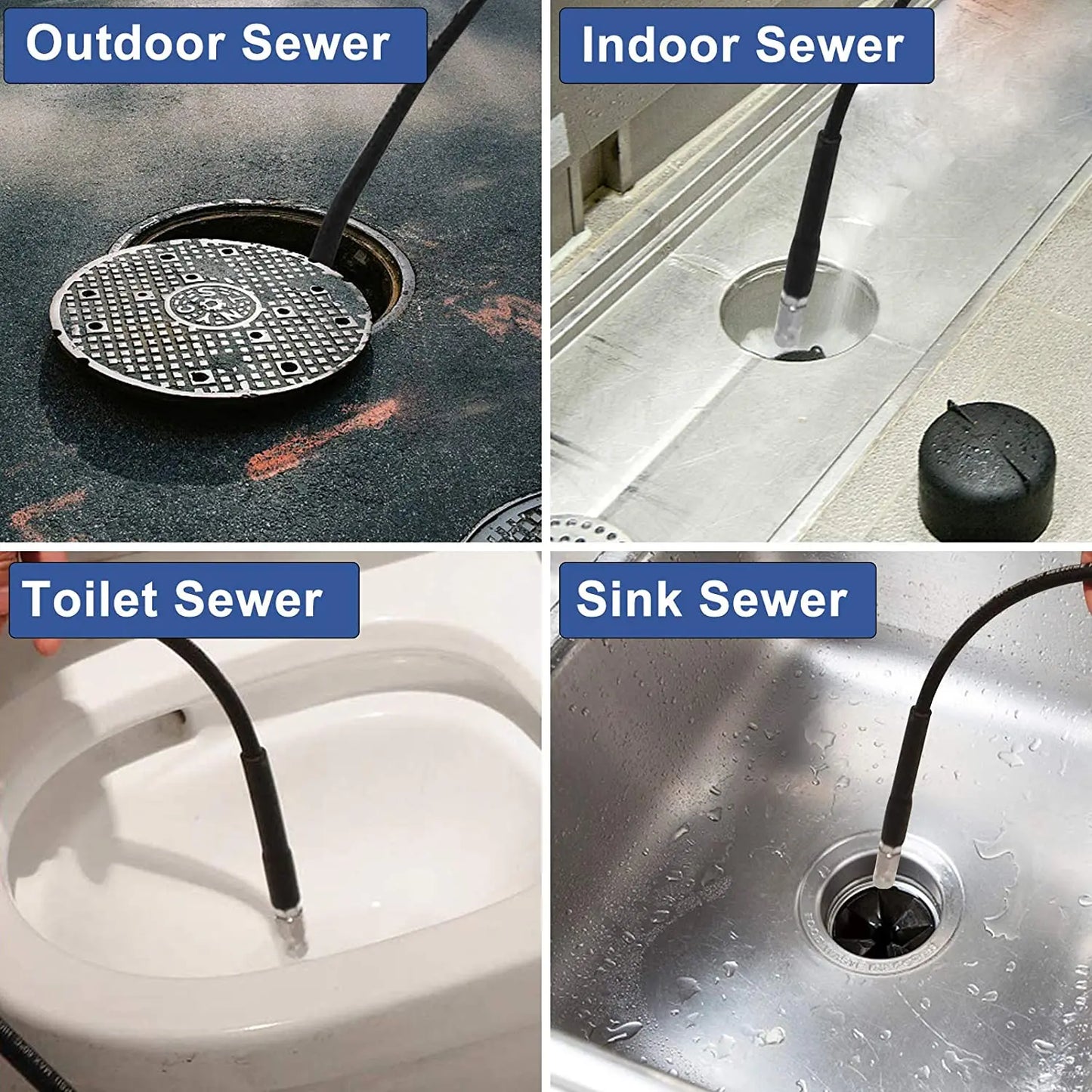 High Pressure Drainage Cleaning Kit - Wholesalus