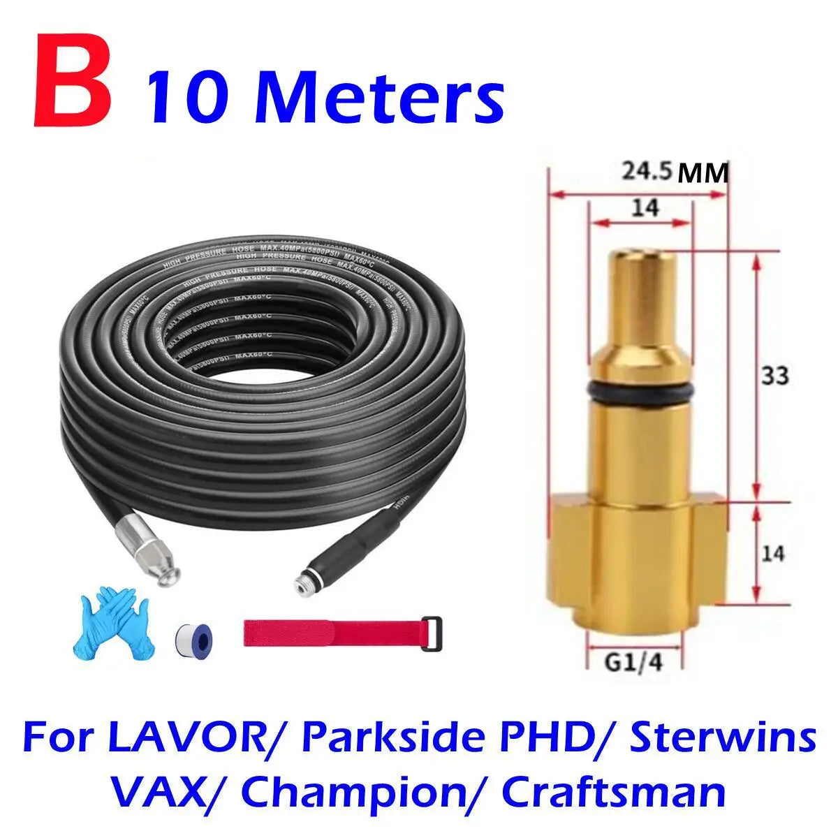High Pressure Drainage Cleaning Kit - Wholesalus