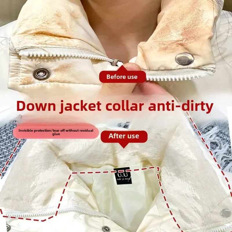 Transparent Shirt Collar Anti-Stain Stickers - Wholesalus