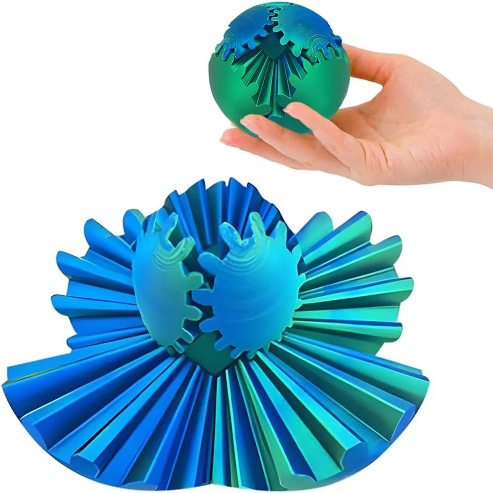 3D Printed Gear Ball Fidget Toy - Wholesalus