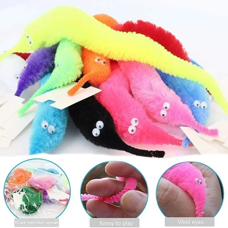 Fuzzy Worm Toy - Wholesalus