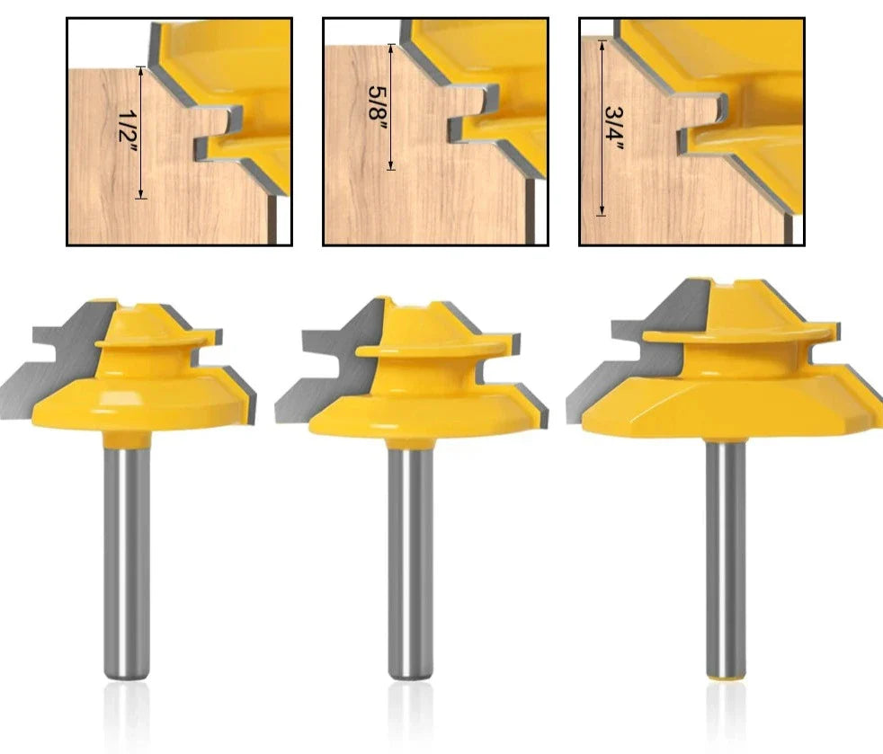 45 Degrees Woodworking Router Bit - Wholesalus