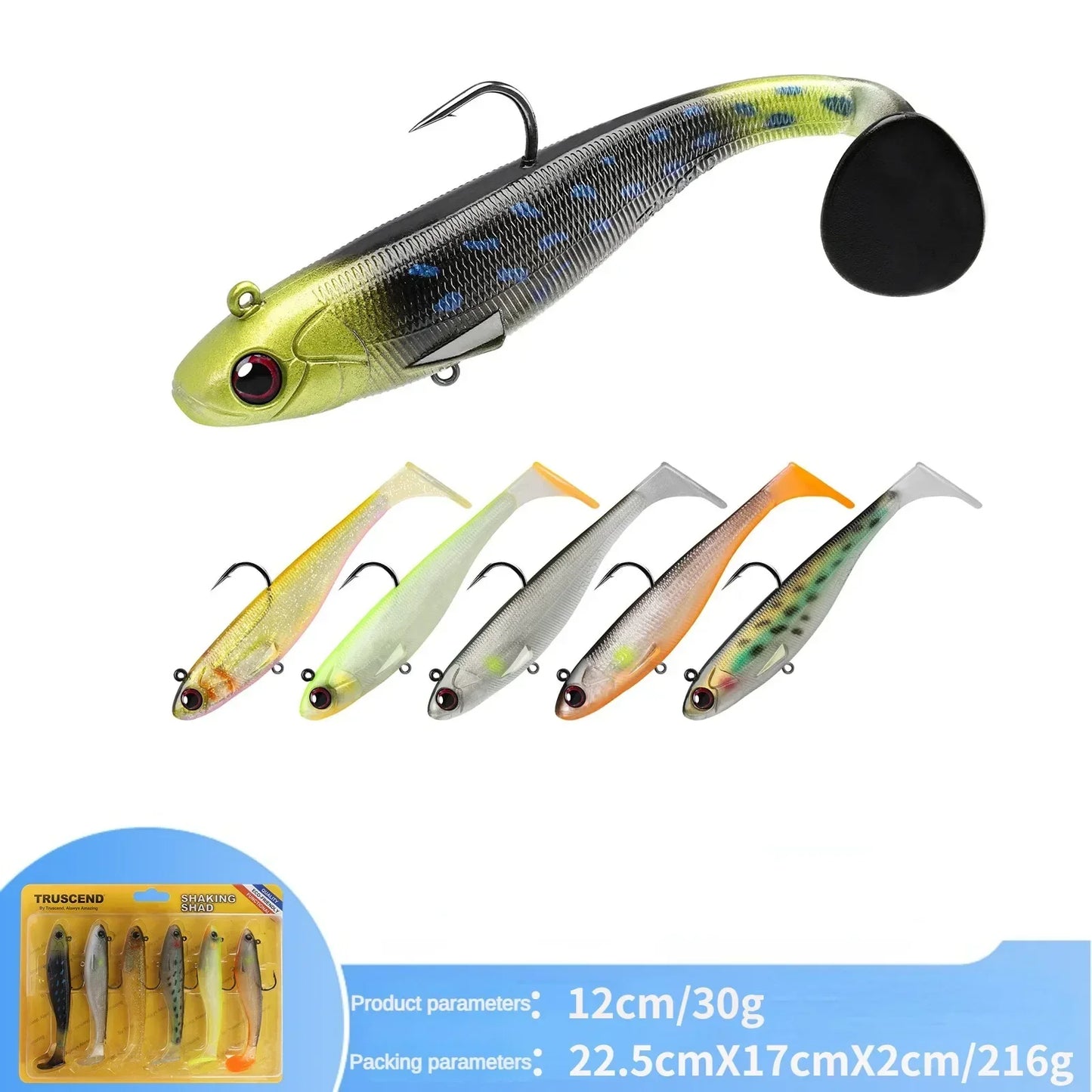 Luminous Soft Fishing Lure - Wholesalus