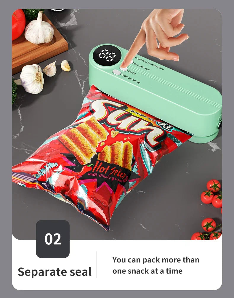 Wireless Automatic Vacuum Sealing Machine - Wholesalus