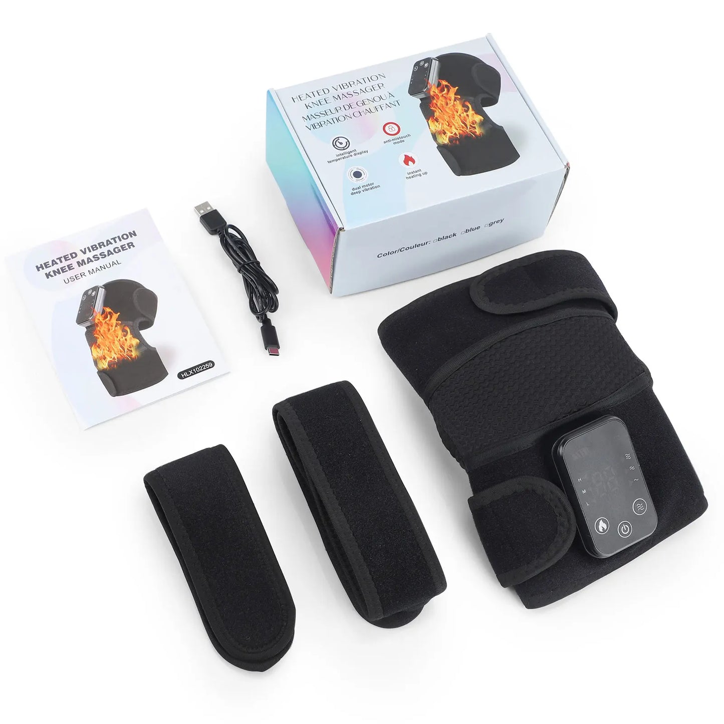 3-in-1 Wireless Heating and Vibration Massager - Wholesalus