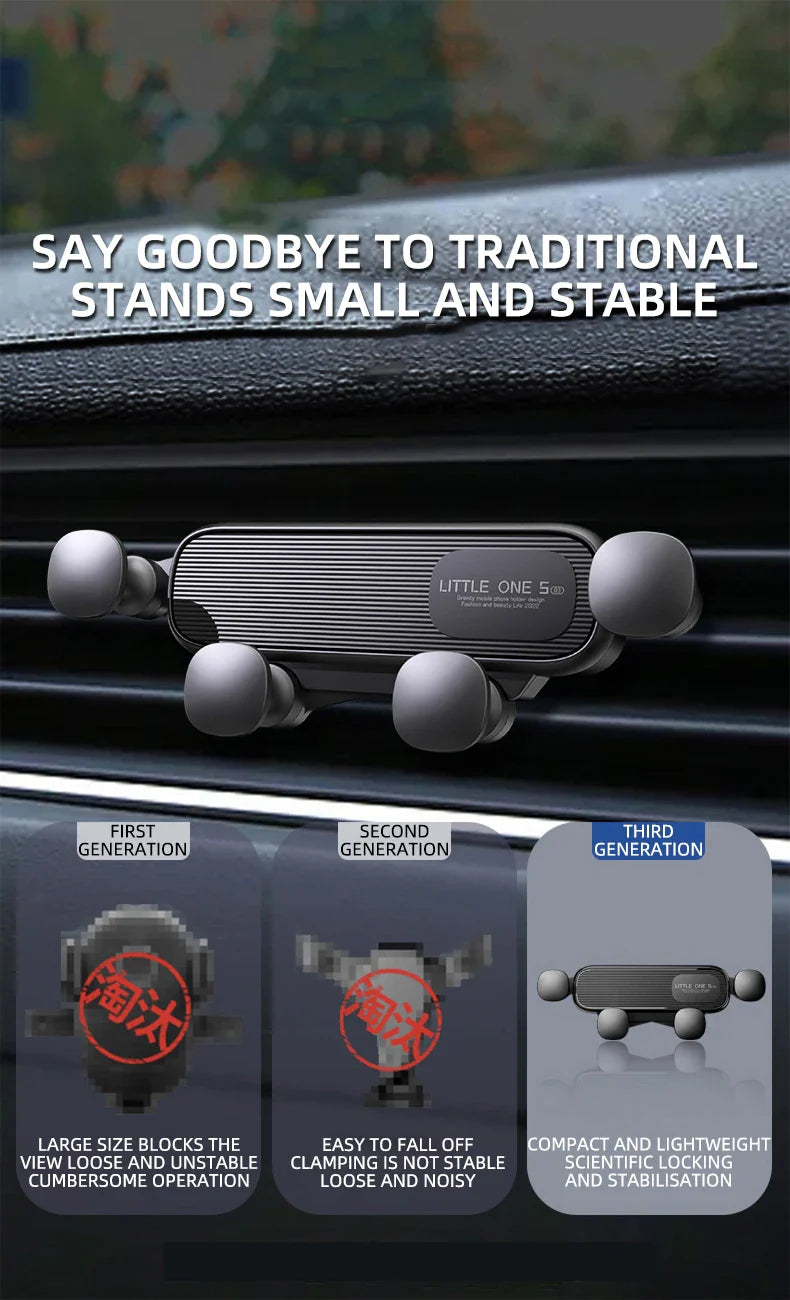 360 Rotatable Car VentLock Mobile Holder - Wholesalus
