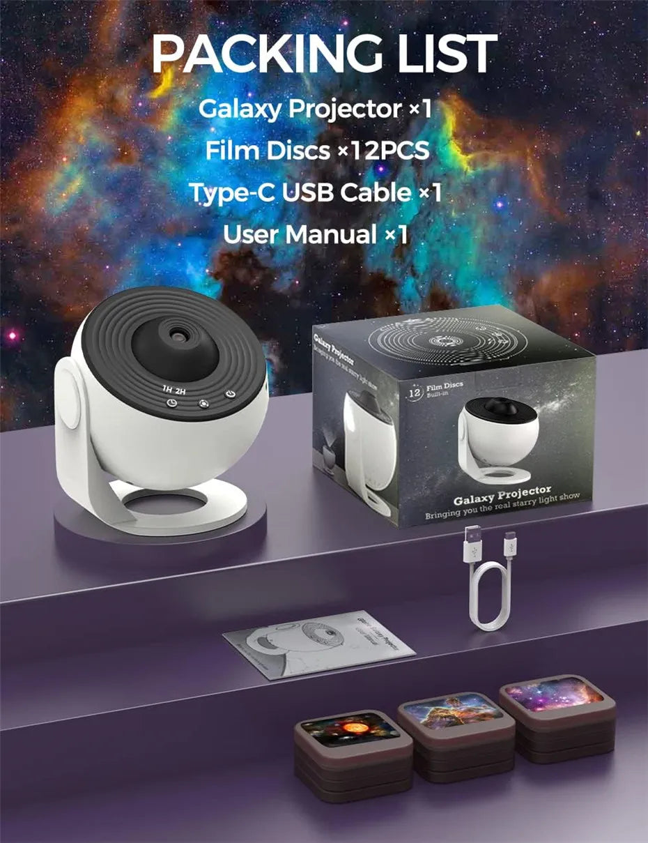 360° Rotate Planetarium Projector Night Lamp - Wholesalus