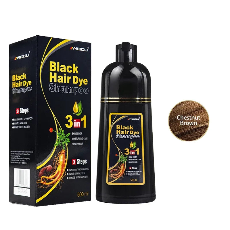 Natural Instant Hair Dye Shampoo - Wholesalus