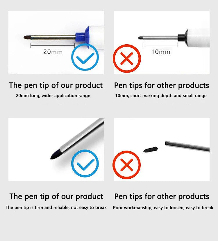 Long-Nib Precision Markers - Wholesalus