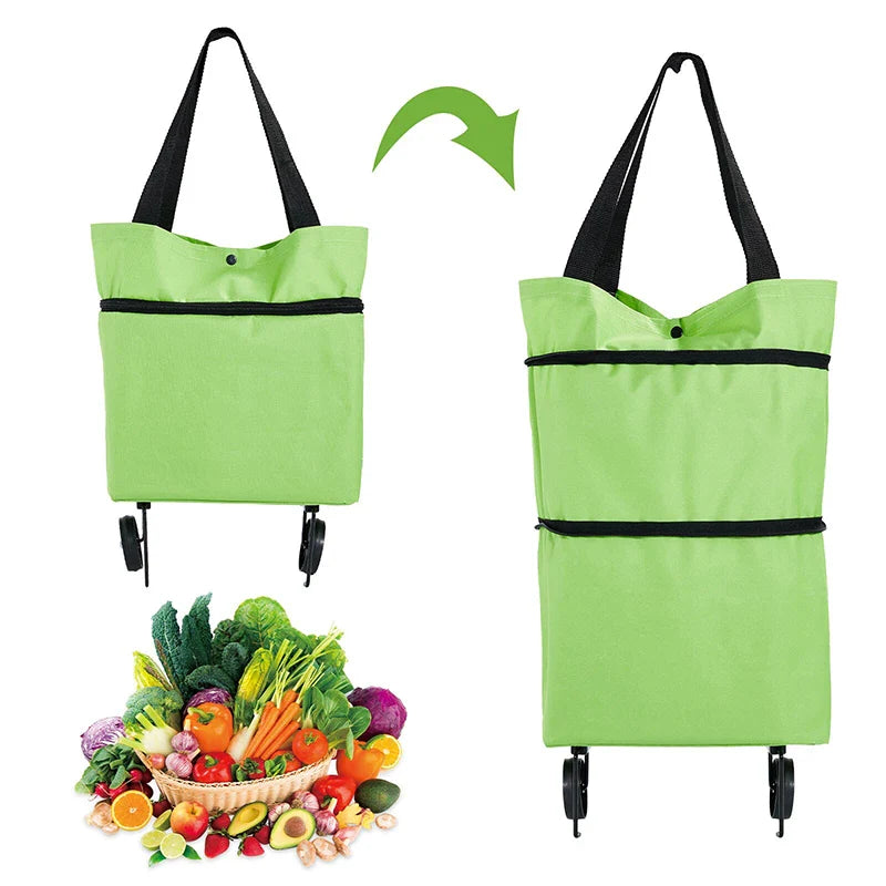 Foldable Shopping Trolley Bag - Wholesalus
