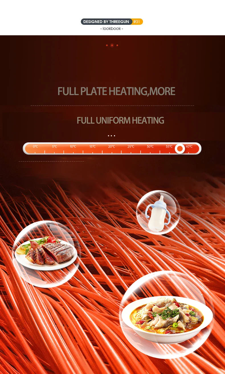 Foldable Silicone Heating Tray - Wholesalus