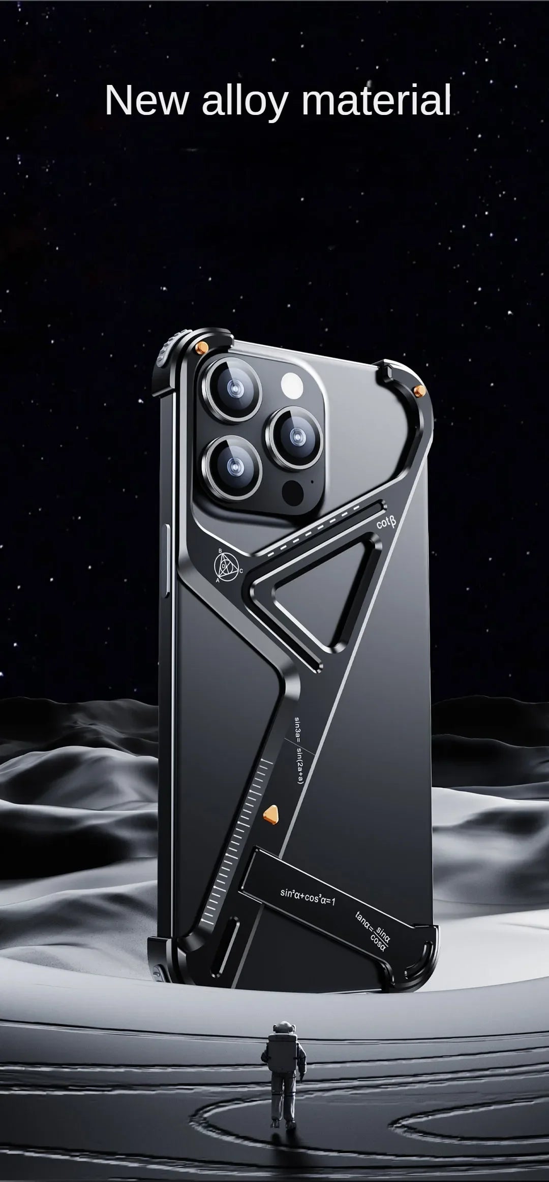 Geometric Metal Alloy IPhone Case - Wholesalus