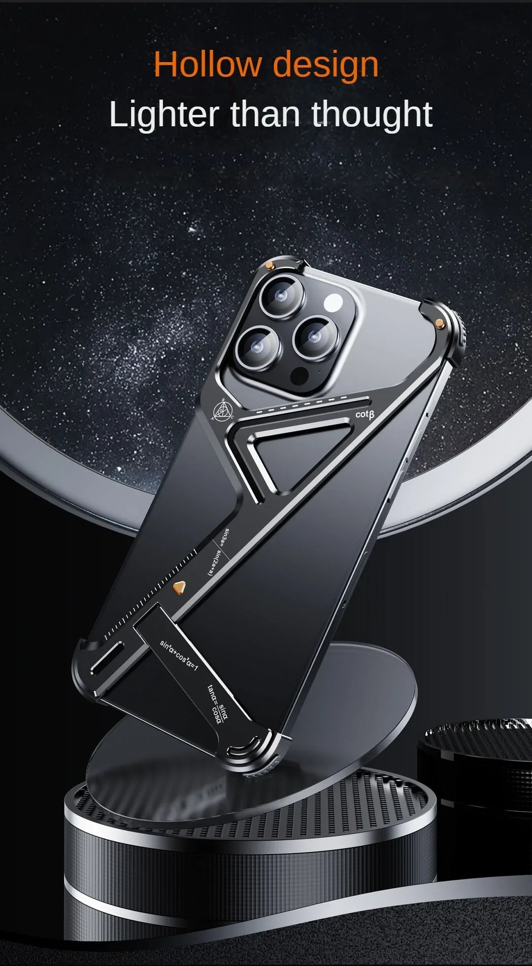 Geometric Metal Alloy IPhone Case - Wholesalus