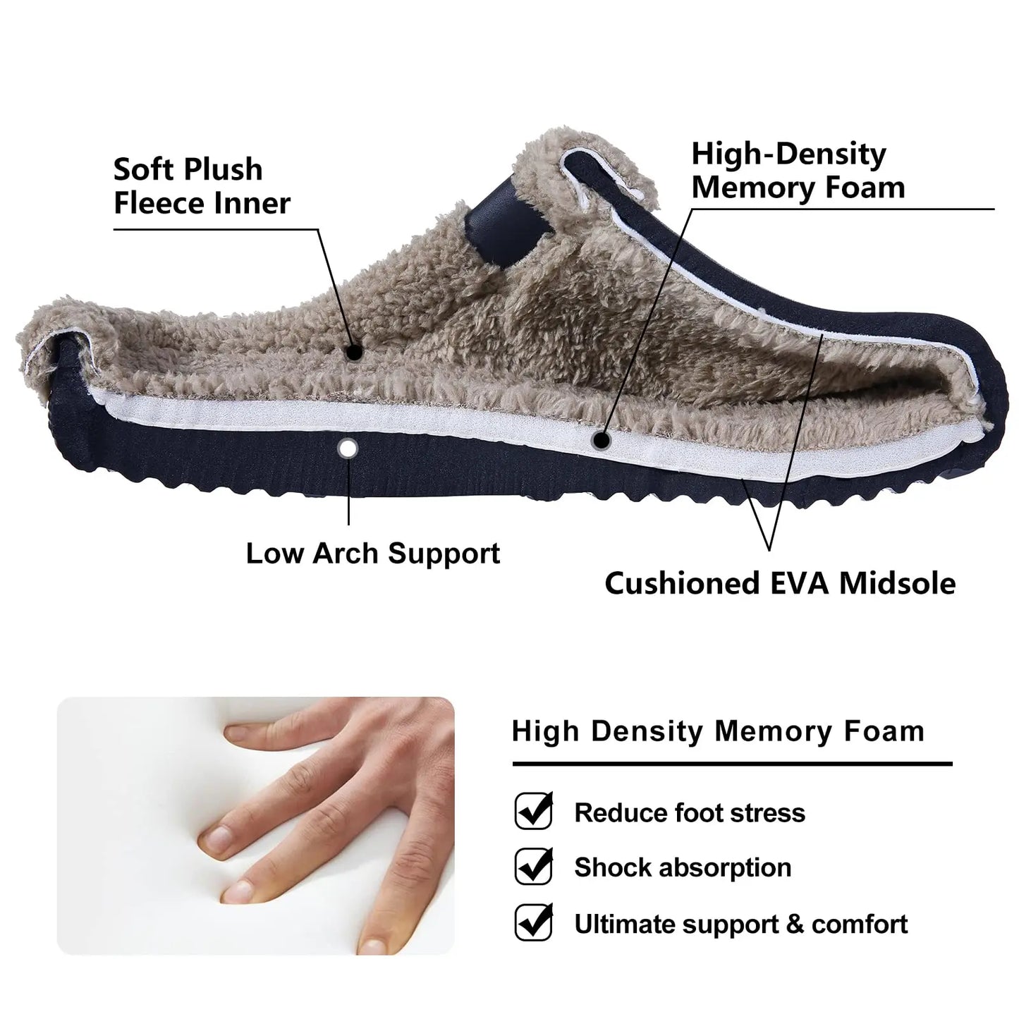 Antiskid Fuzzy Plush Walkers - Wholesalus