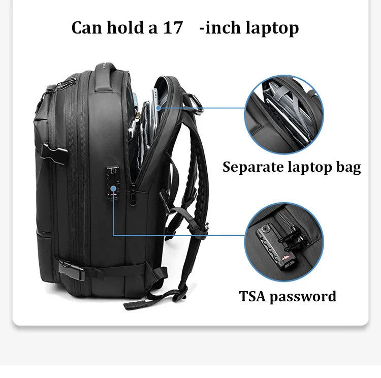 Large Capacity vacuum compression Backpack - Wholesalus