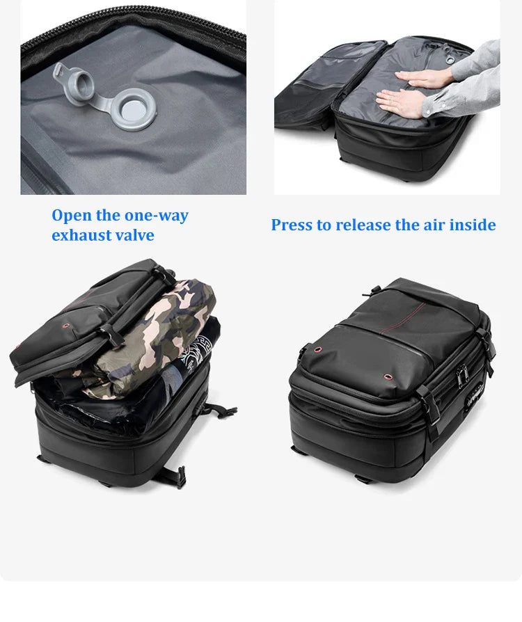 Large Capacity vacuum compression Backpack - Wholesalus
