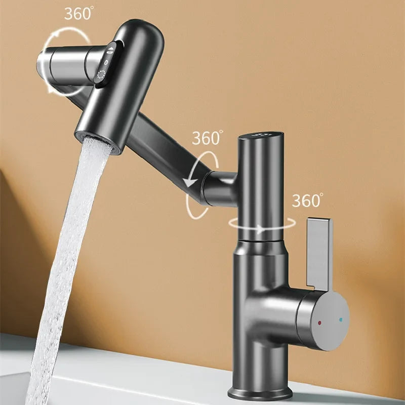 Multifunctional Pullout Wash Basin Faucet - Wholesalus