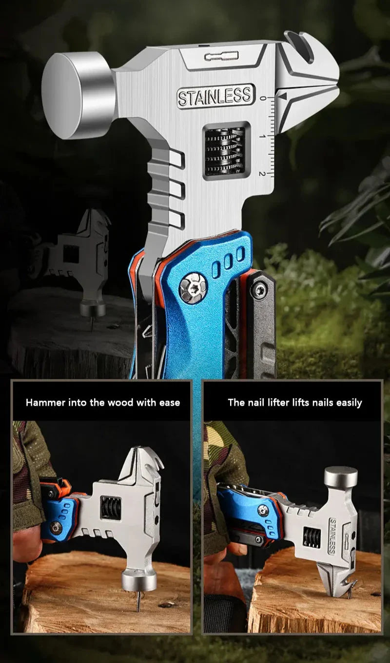 Multifunctional Wrench Pliers Hammer - Wholesalus