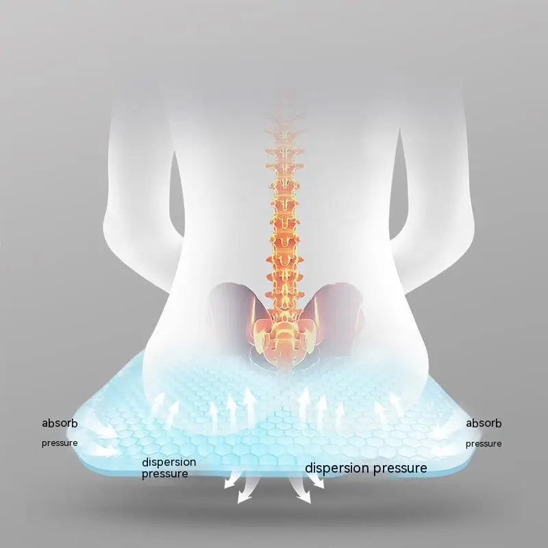 Pressure Relief Seat Ice Gel Cushion - Wholesalus