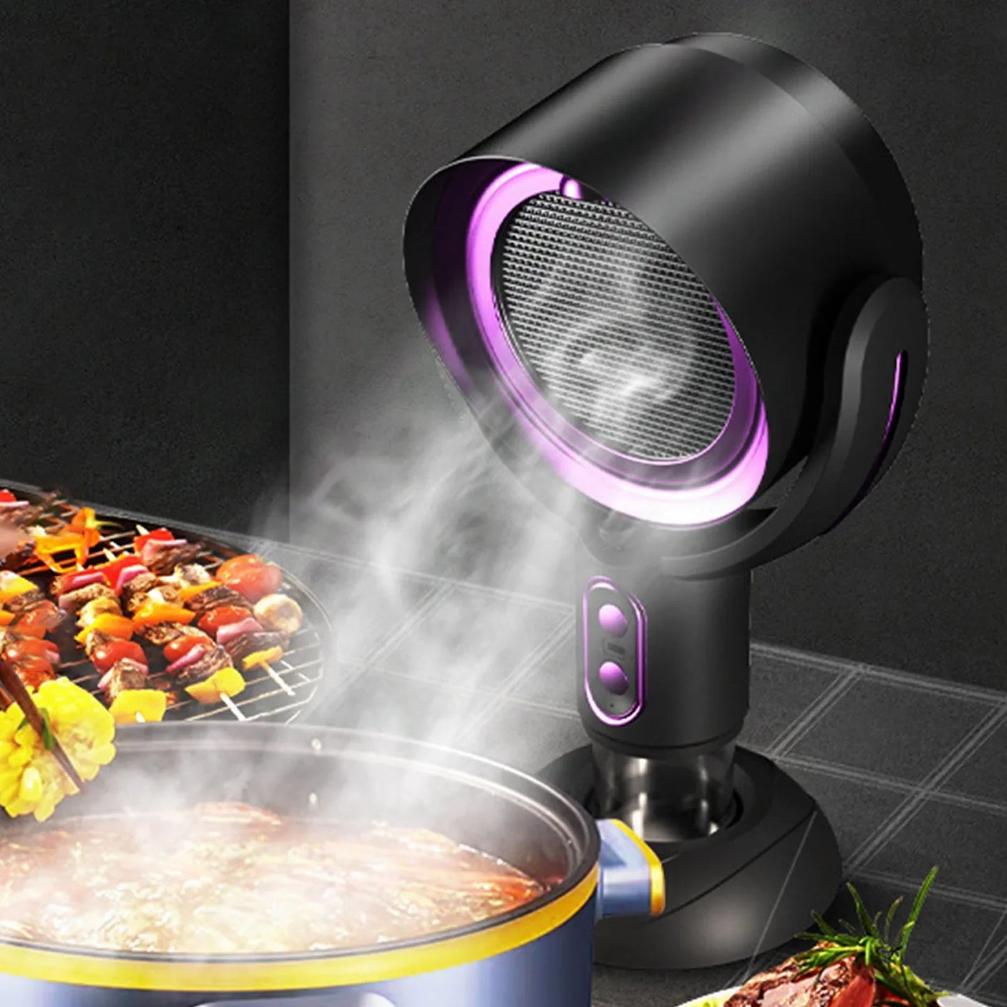 USB Rechargeable Exhaust Fan Range Hood - Wholesalus