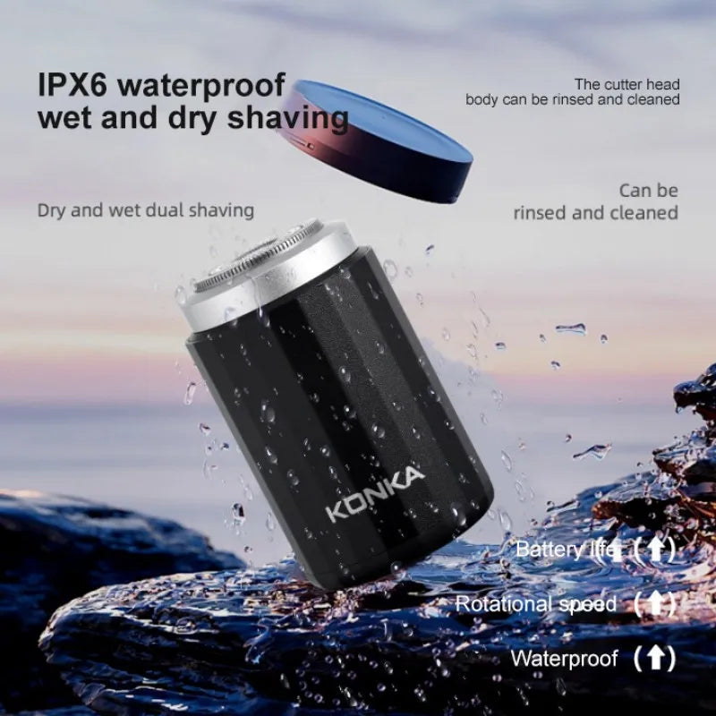 Rechargeable Mini Waterproof Electric Razor - Wholesalus