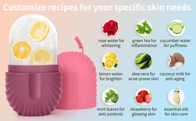 Silicone Ice Facial Roller - Wholesalus